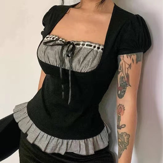 The Atelier Contrast Baby Tee