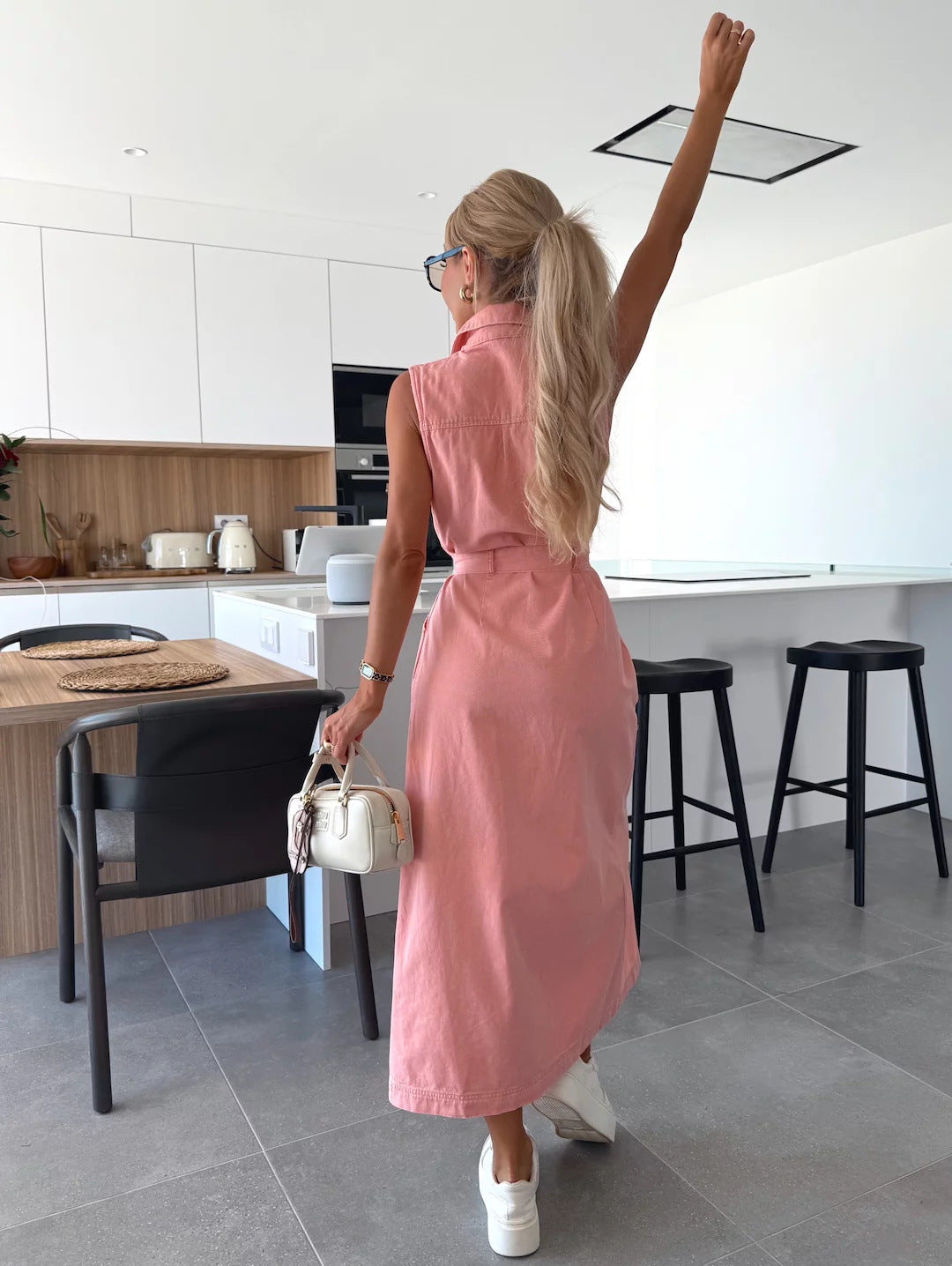 The Avenue Denim Midi