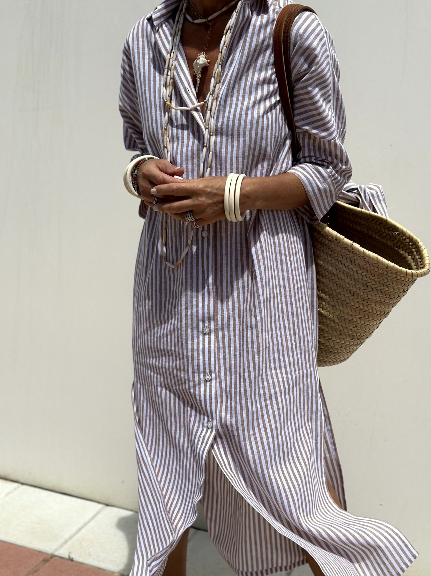 The Celine Tailored Shirt Dress