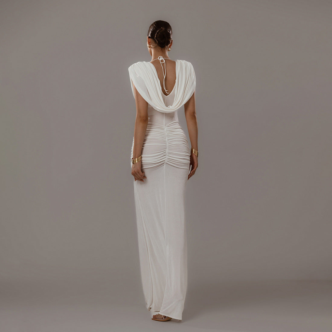 The Atelier Cowl-Neck Gown