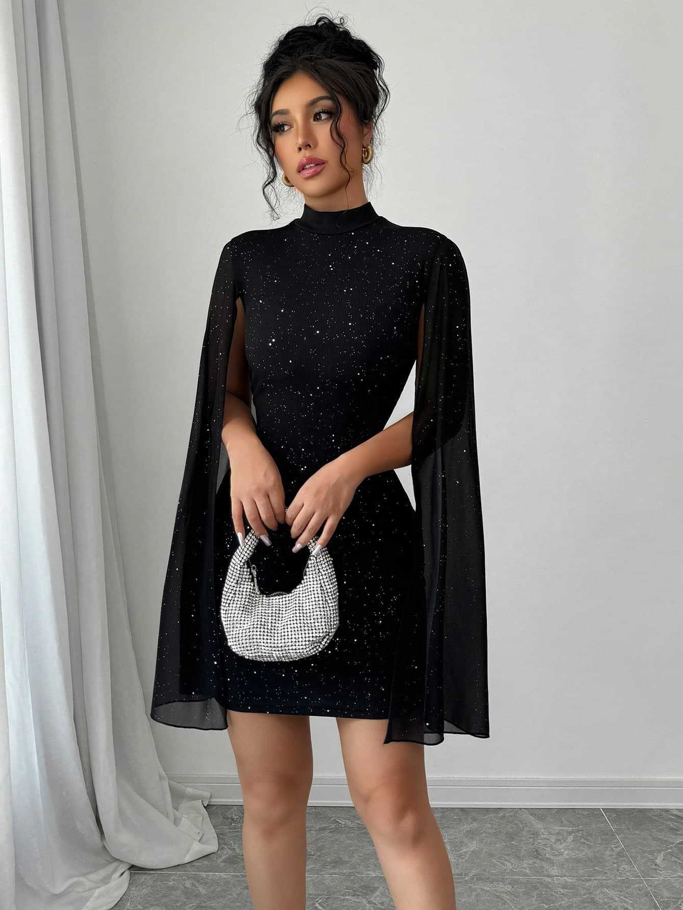 The Vesper Cape Dress