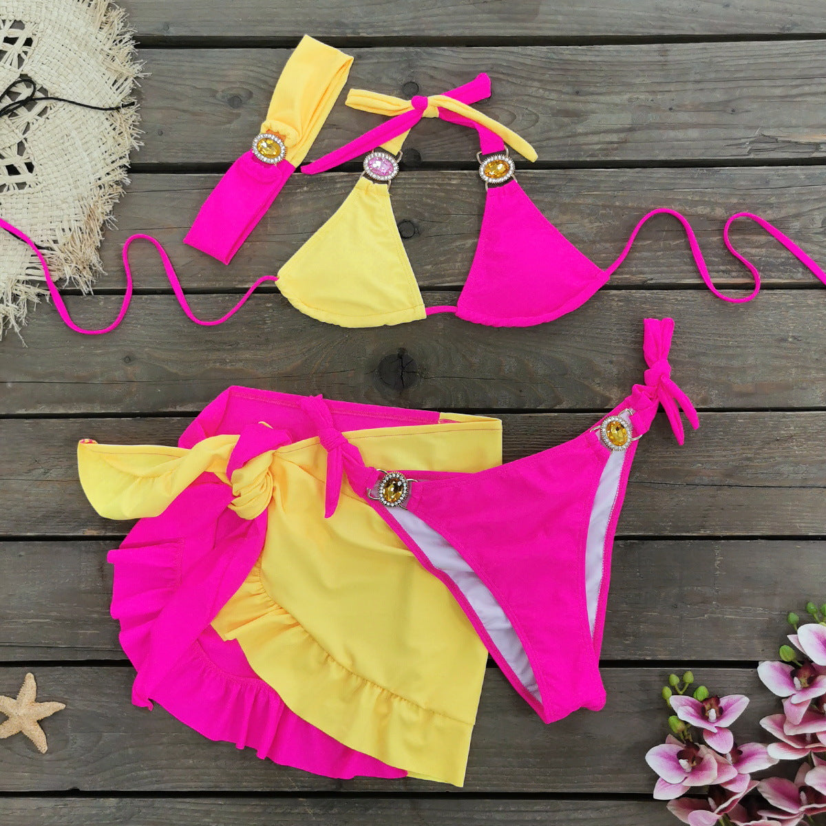 The Ibiza Tri-Piece Swim Set