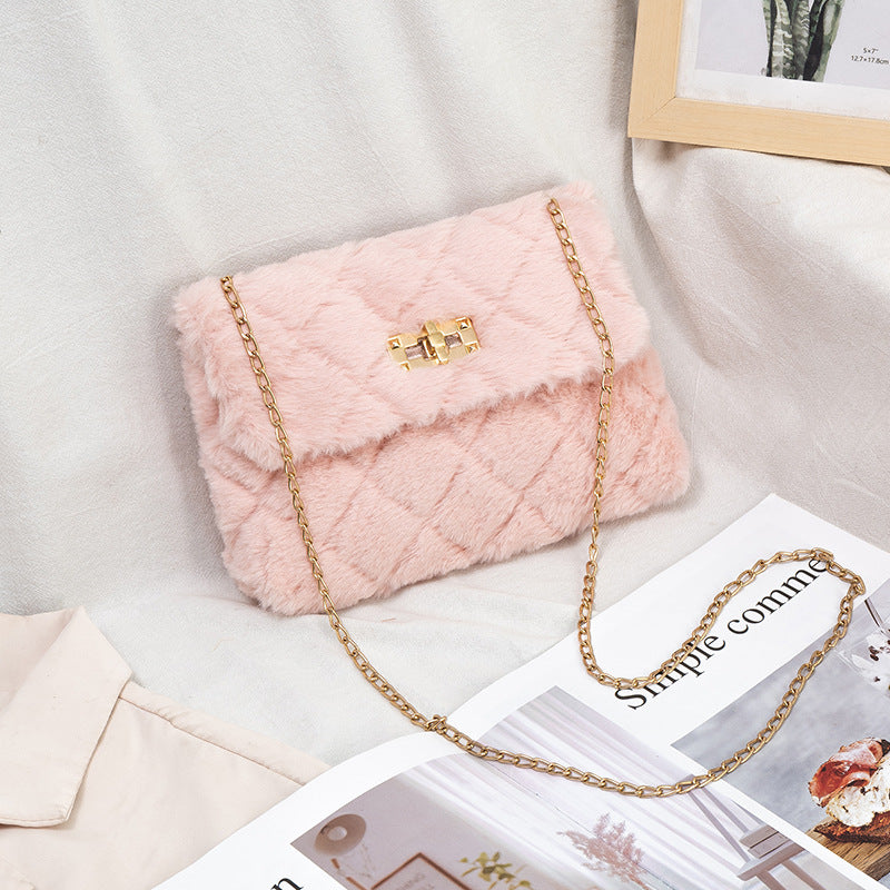 The Plush Chain Shoulder Bag