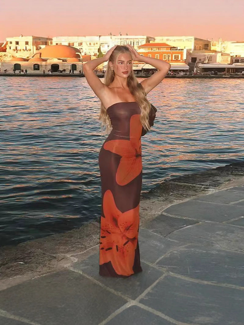 The Celine Column Gown