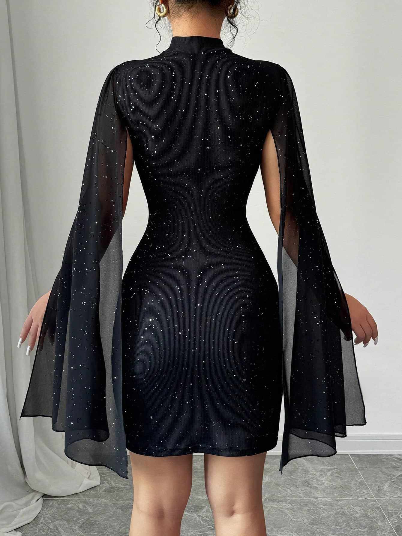 The Vesper Cape Dress
