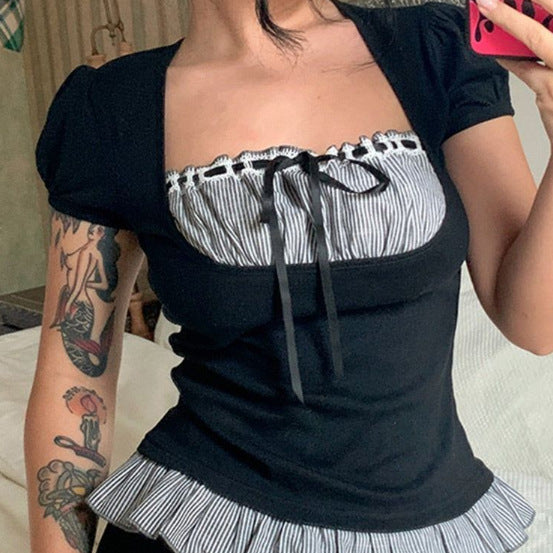 The Atelier Contrast Baby Tee