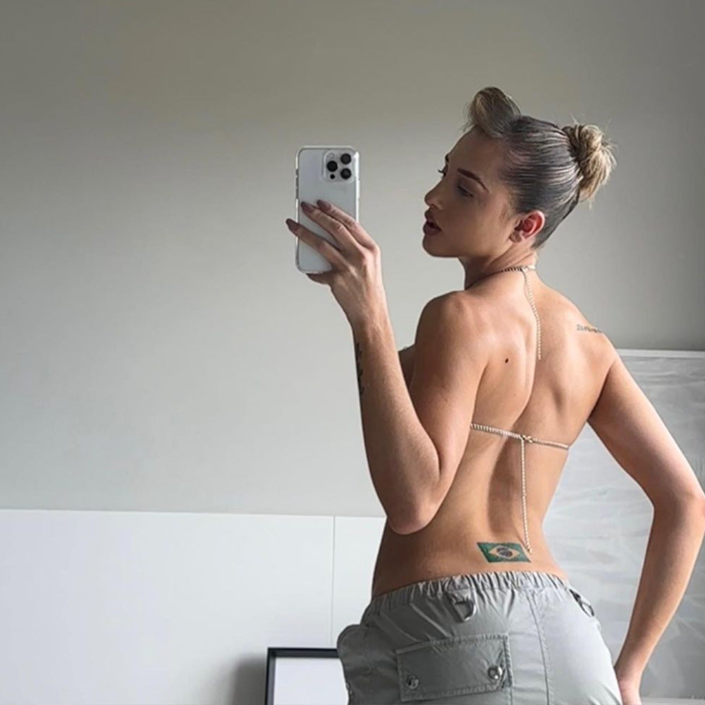 The Disc-Embellished Halter