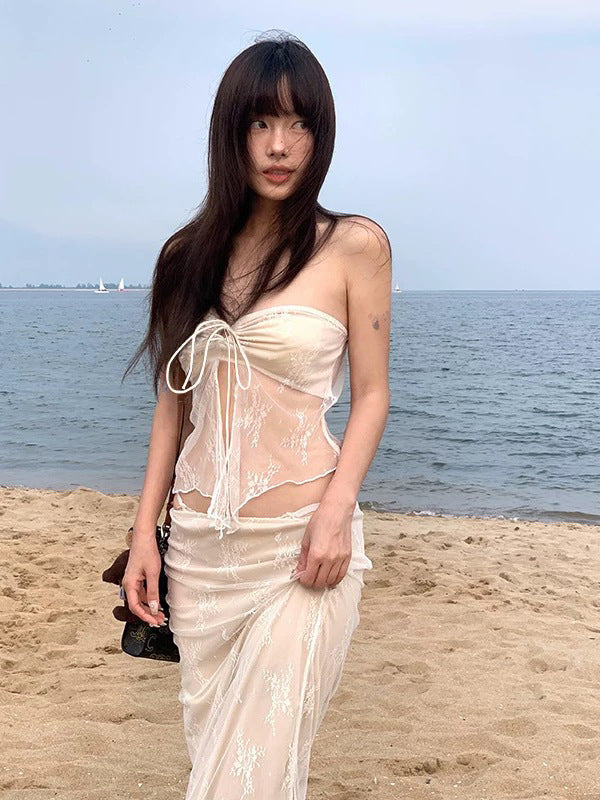 The Nero Mesh Beach Set