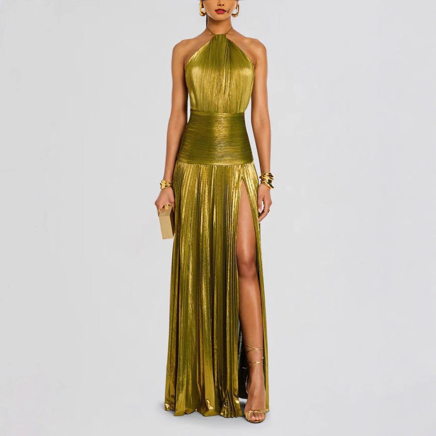 The Horizon Pleated Gown