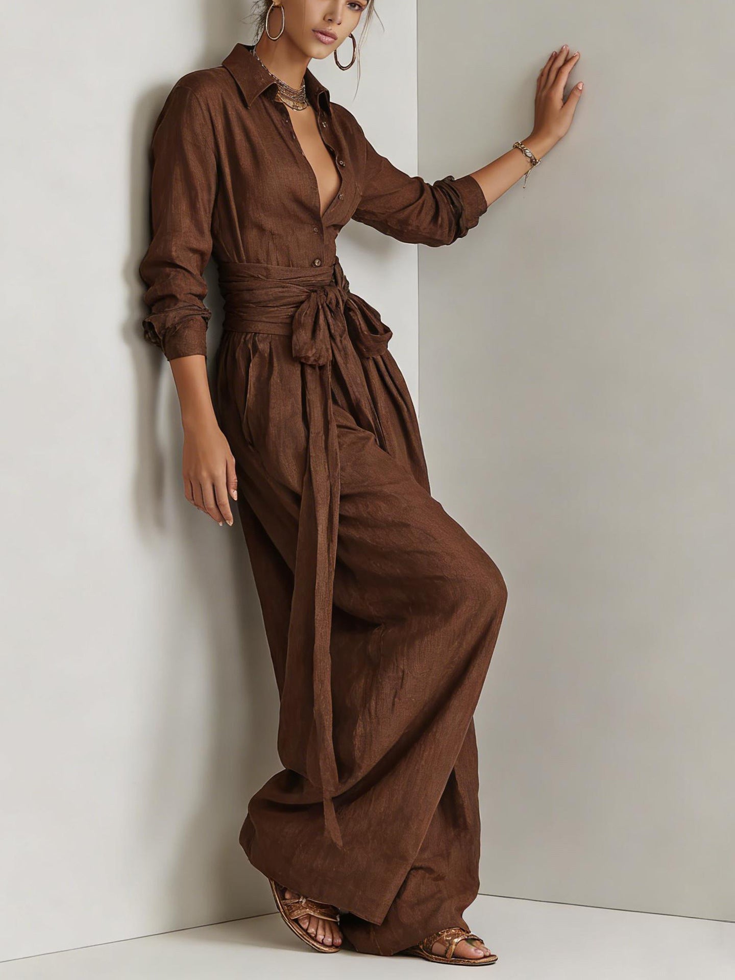 The Riviera Linen-Bblend Jumpsuit