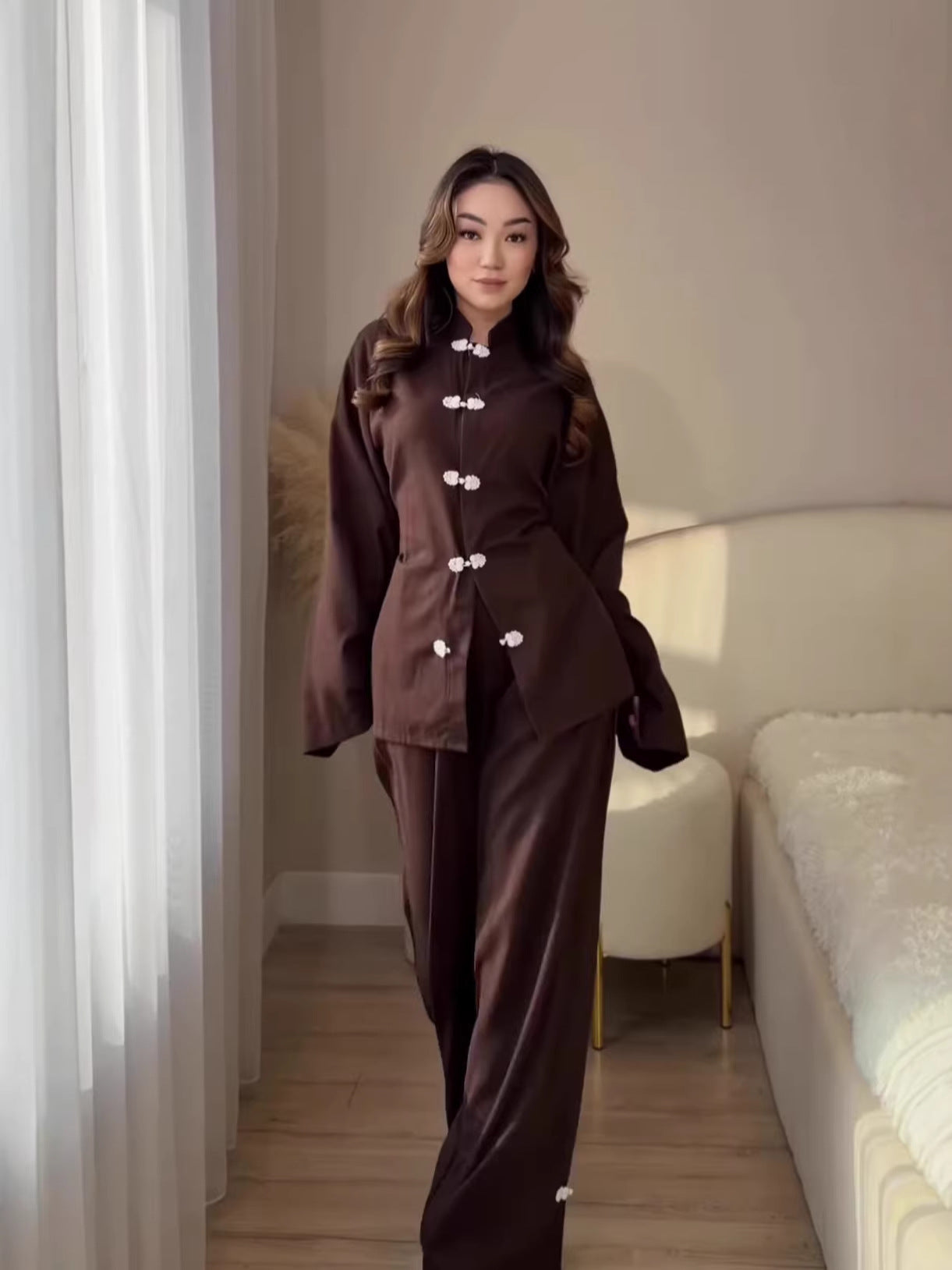 The Esme Satin Lounge Set