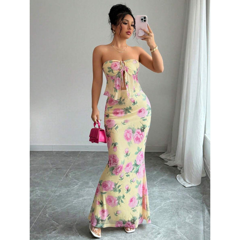 The Celine Column Gown
