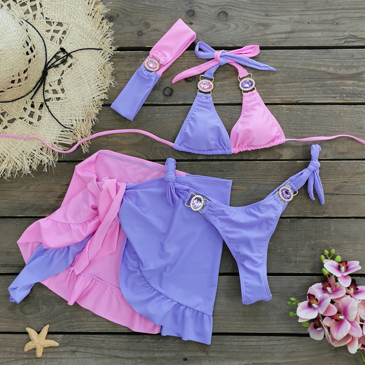 The Ibiza Tri-Piece Swim Set