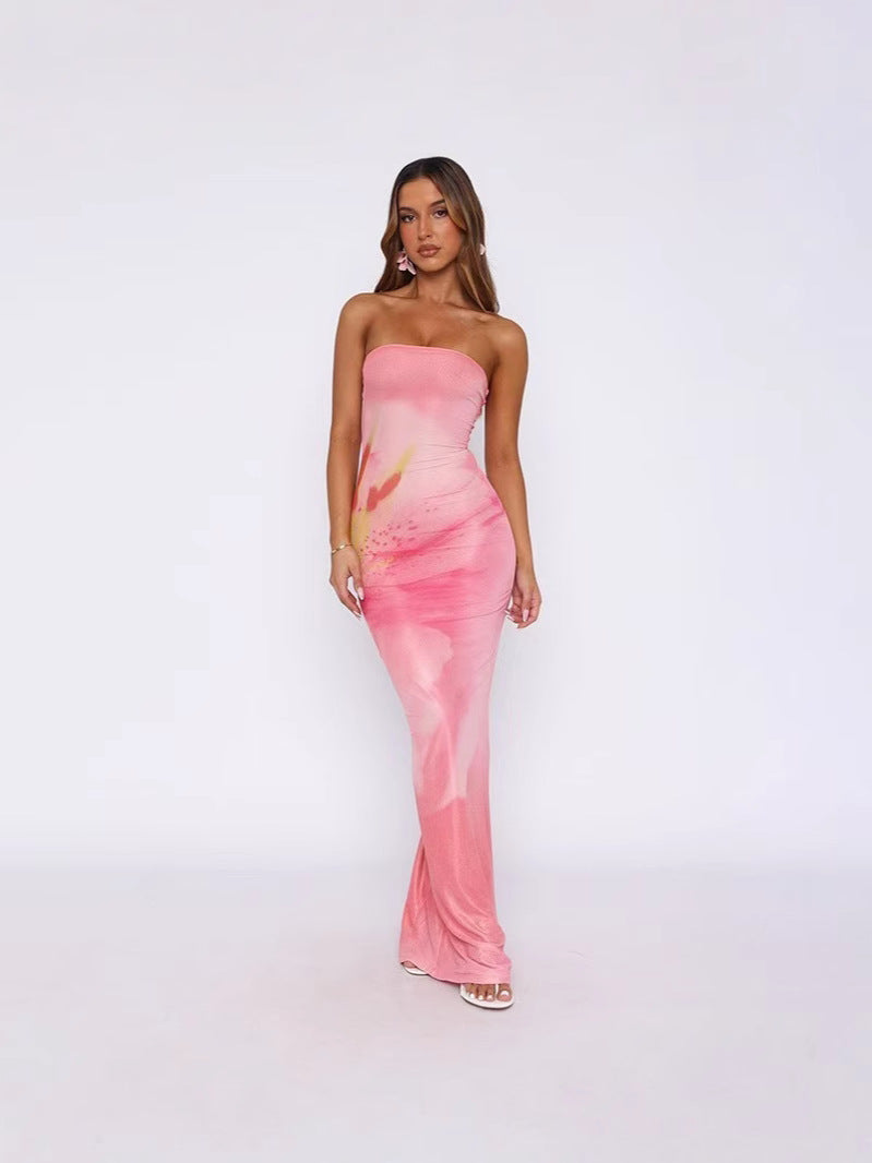 The Celine Column Gown