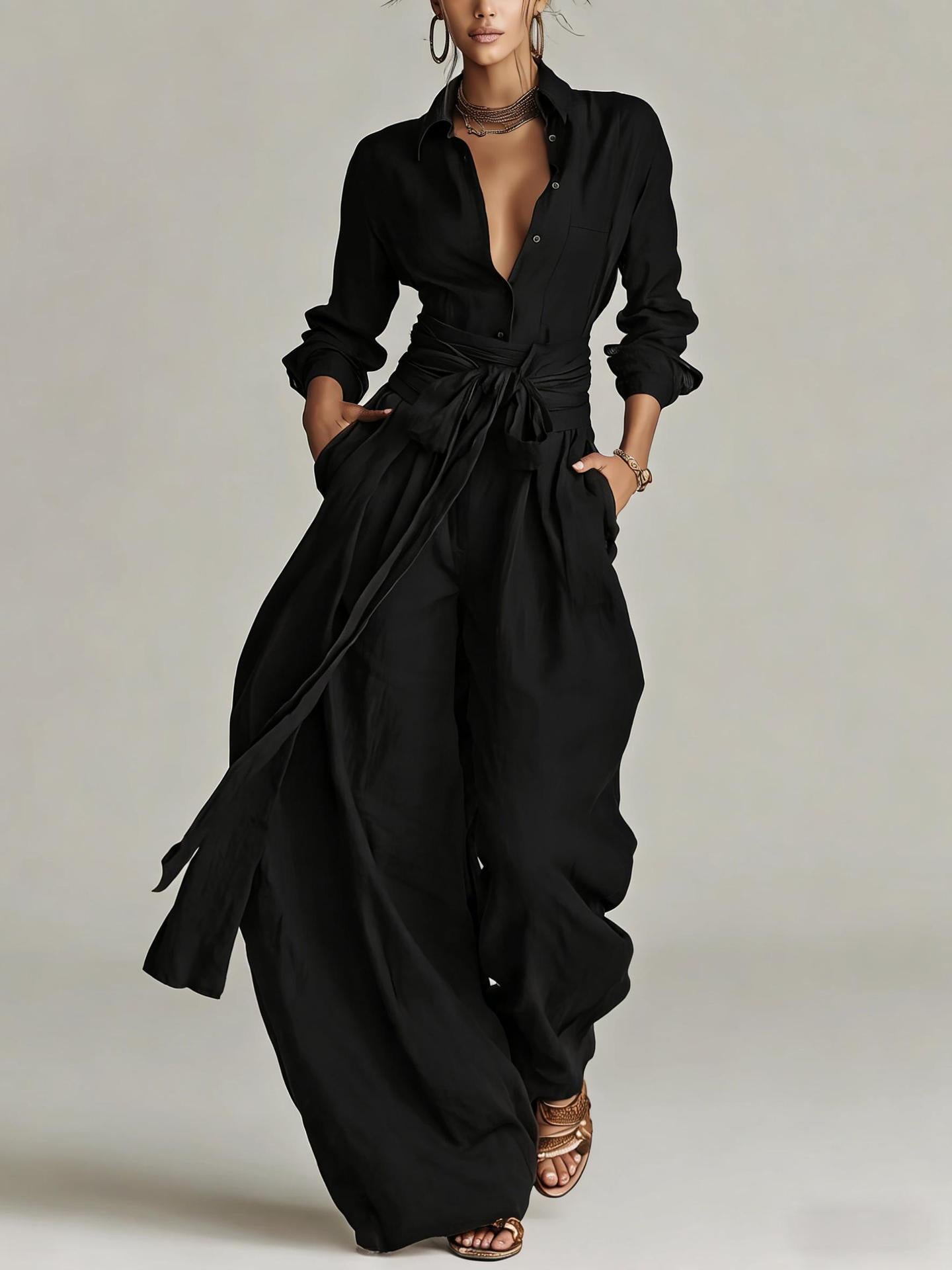 The Riviera Linen-Bblend Jumpsuit