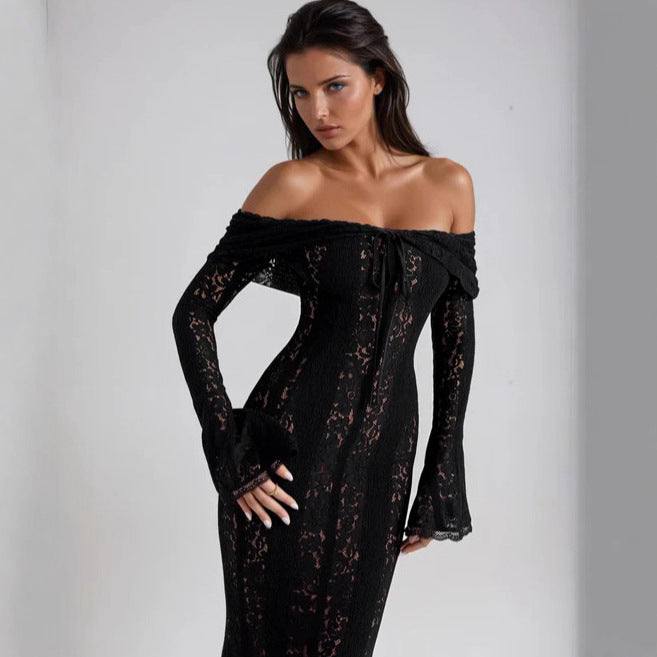 The Luminary Lace Column Gown
