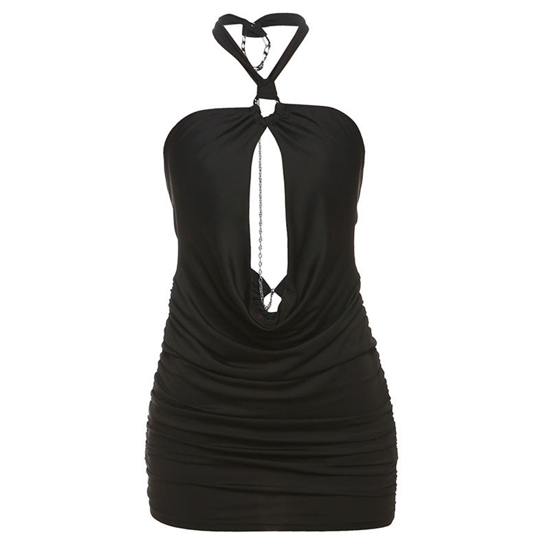 Sorrento Halter Printed Dress