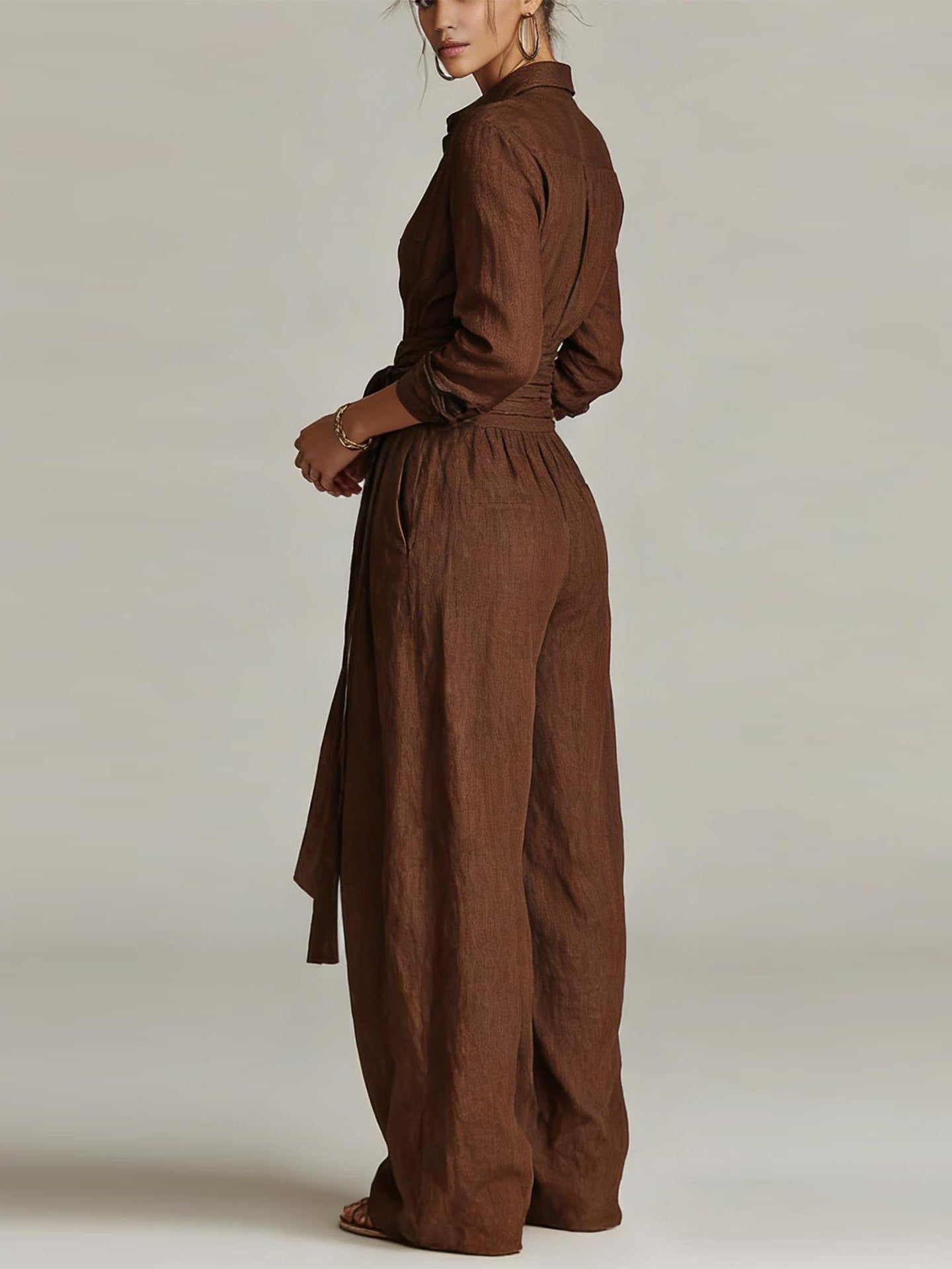 The Riviera Linen-Bblend Jumpsuit