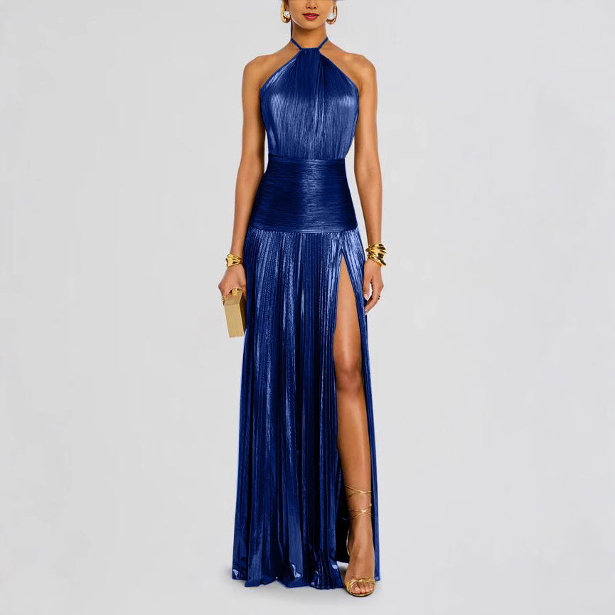 The Horizon Pleated Gown