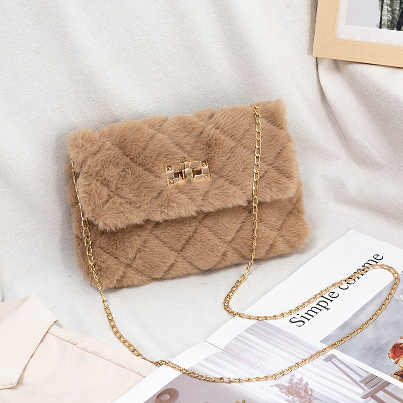 The Plush Chain Shoulder Bag