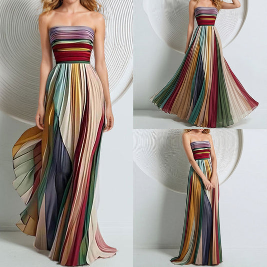 The Horizon Strapless Maxi