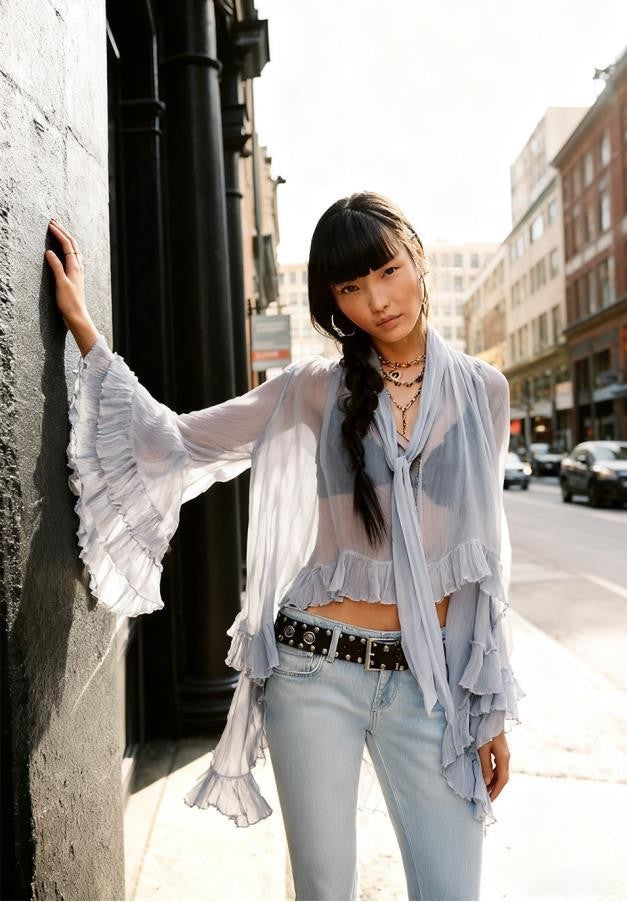 The Genevieve Pussy-Bow Blouse