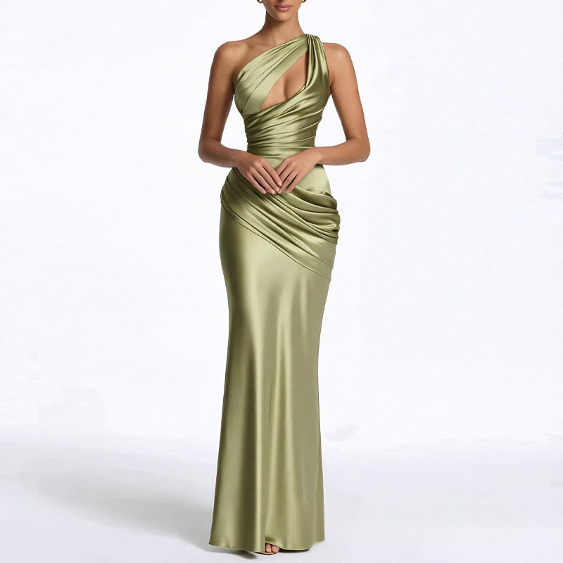 The Atelier Liquid Satin Gown