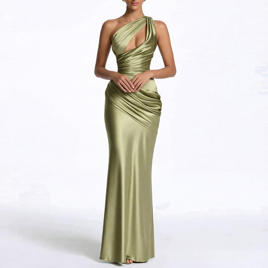 The Atelier Liquid Satin Gown