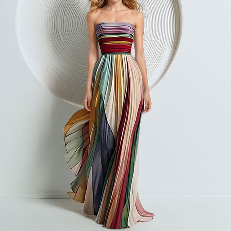 The Horizon Strapless Maxi