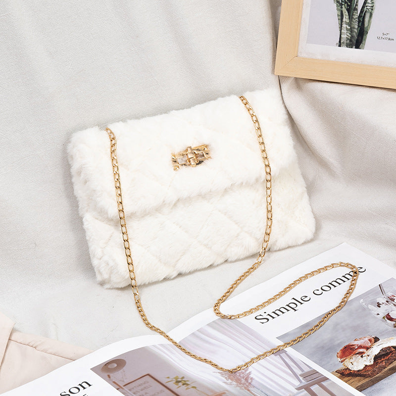 The Plush Chain Shoulder Bag