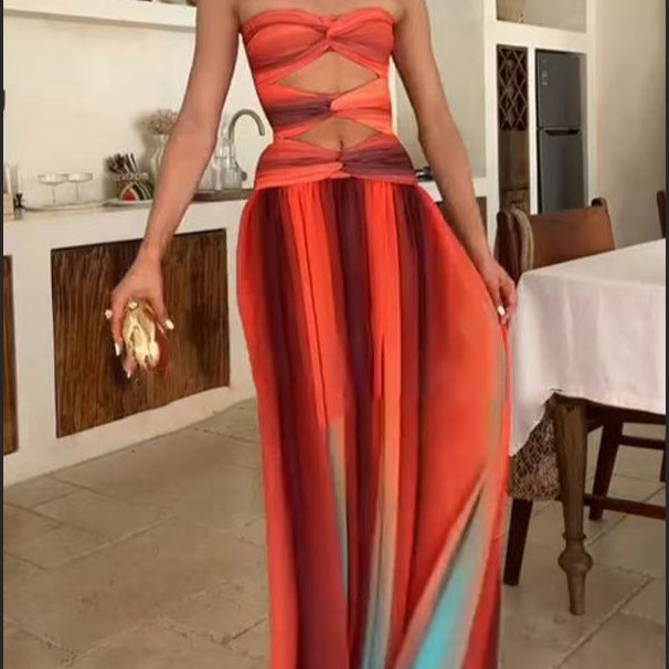 The Horizon Pleated Maxi