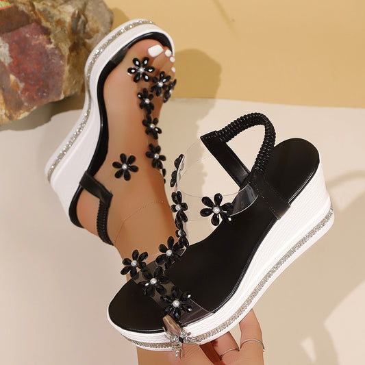 The Capri Embellished Wedge