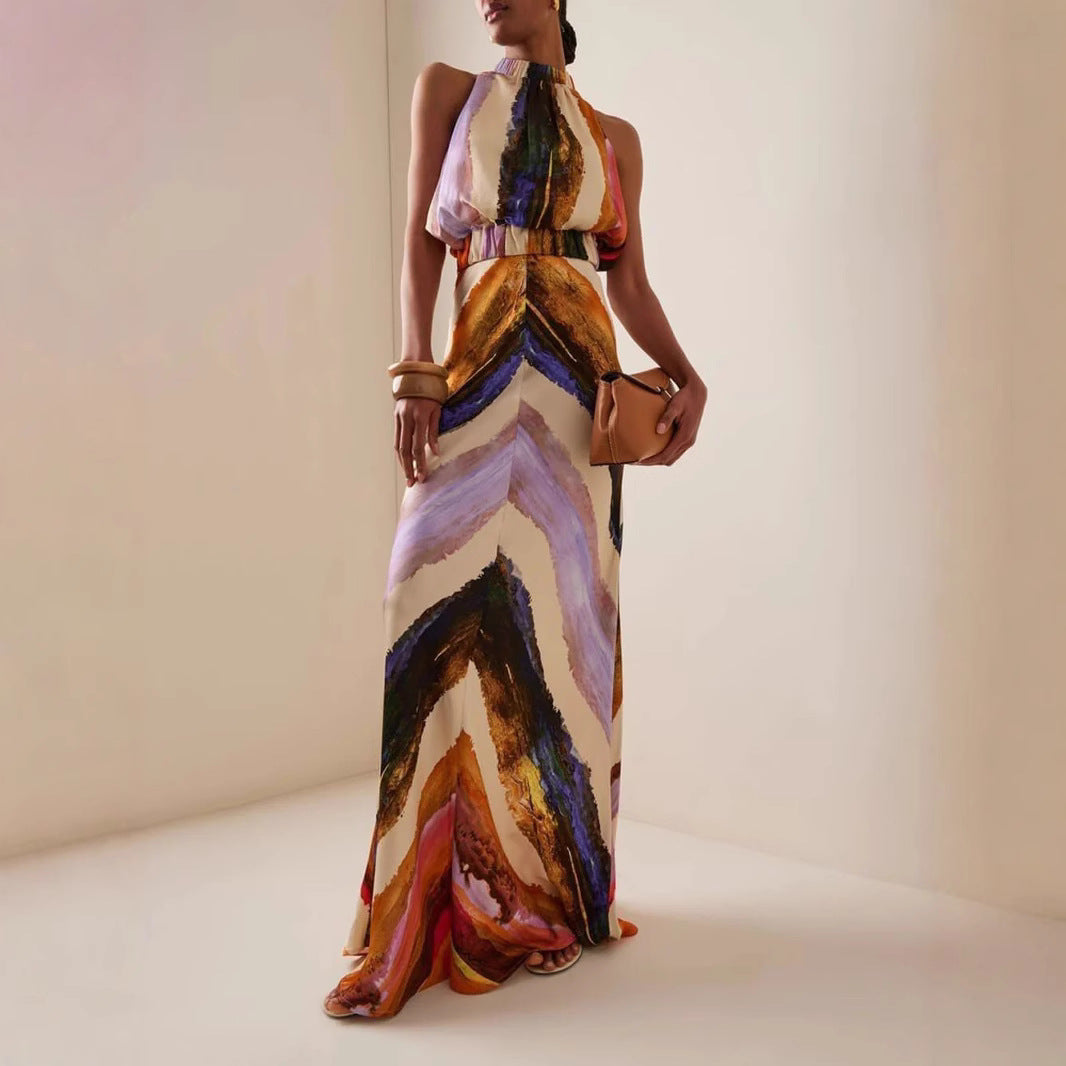 The Escapade Printed Maxi