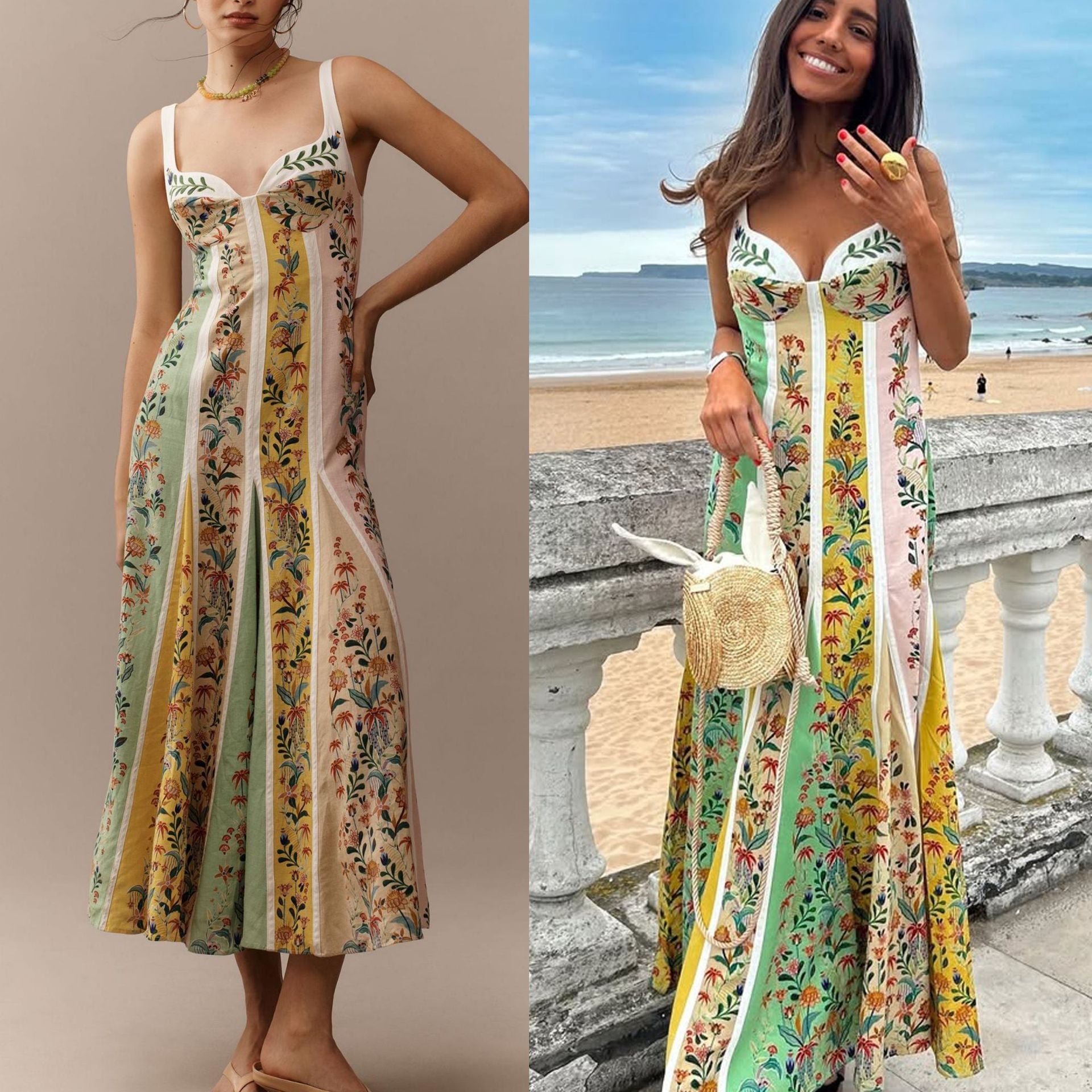 The Riviera Linen Maxi