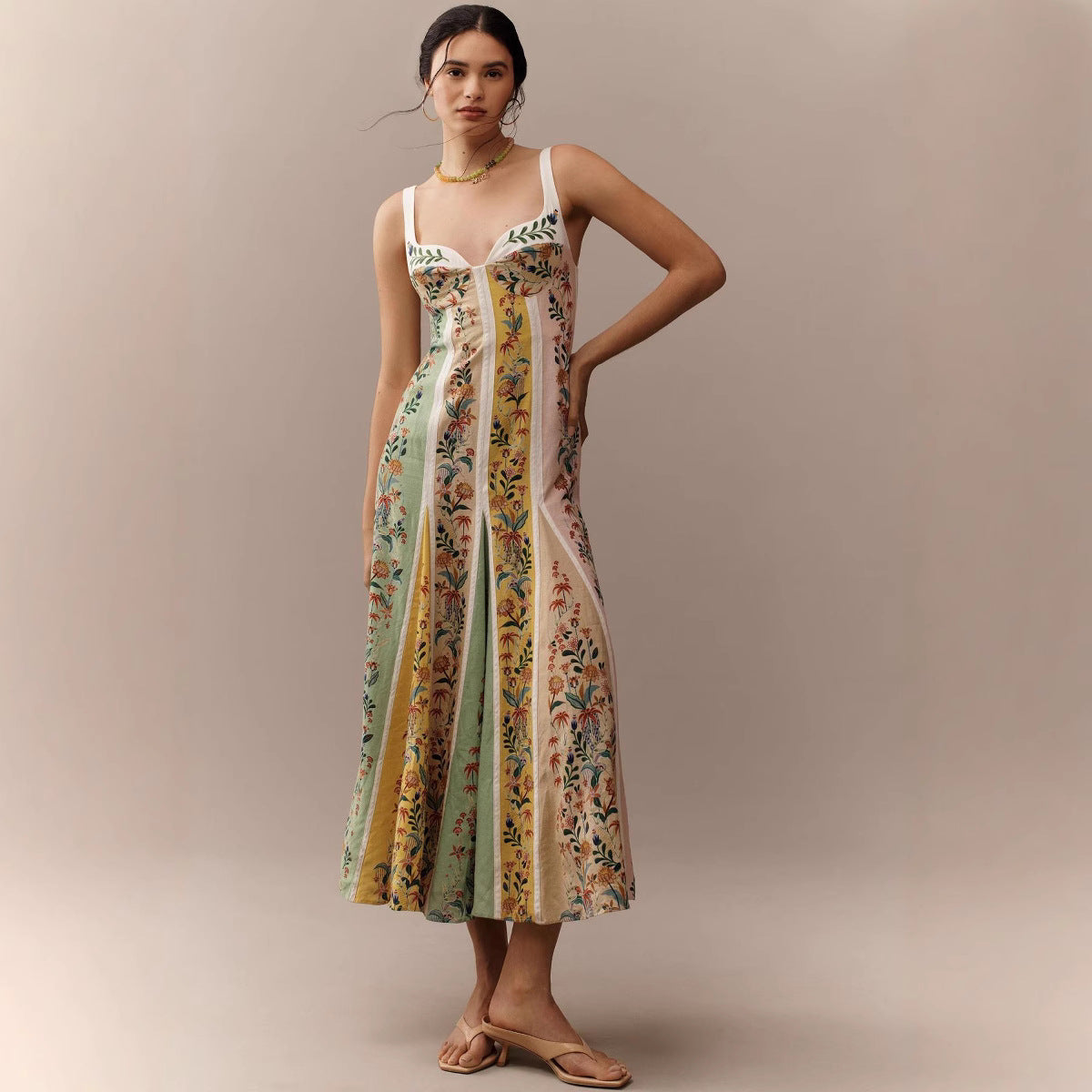 The Riviera Linen Maxi
