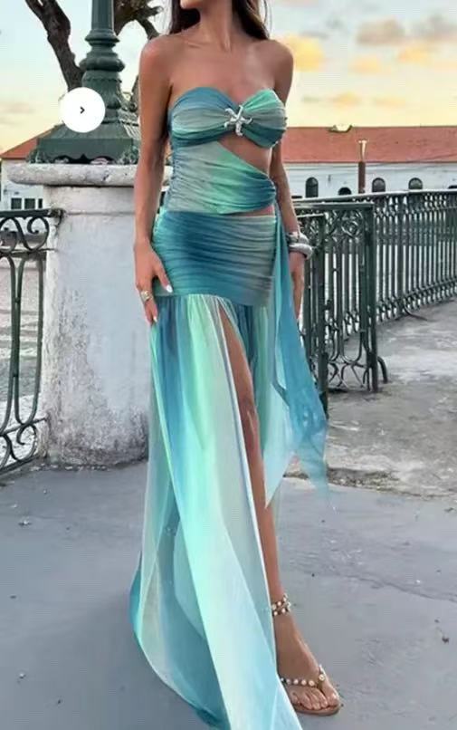 The Horizon Pleated Maxi
