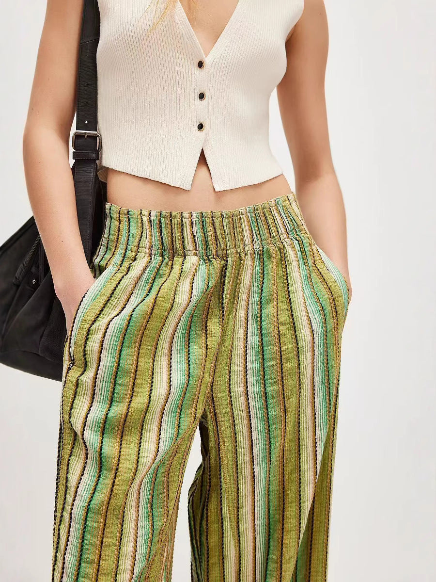 The Avenue Pleated Wide-Leg