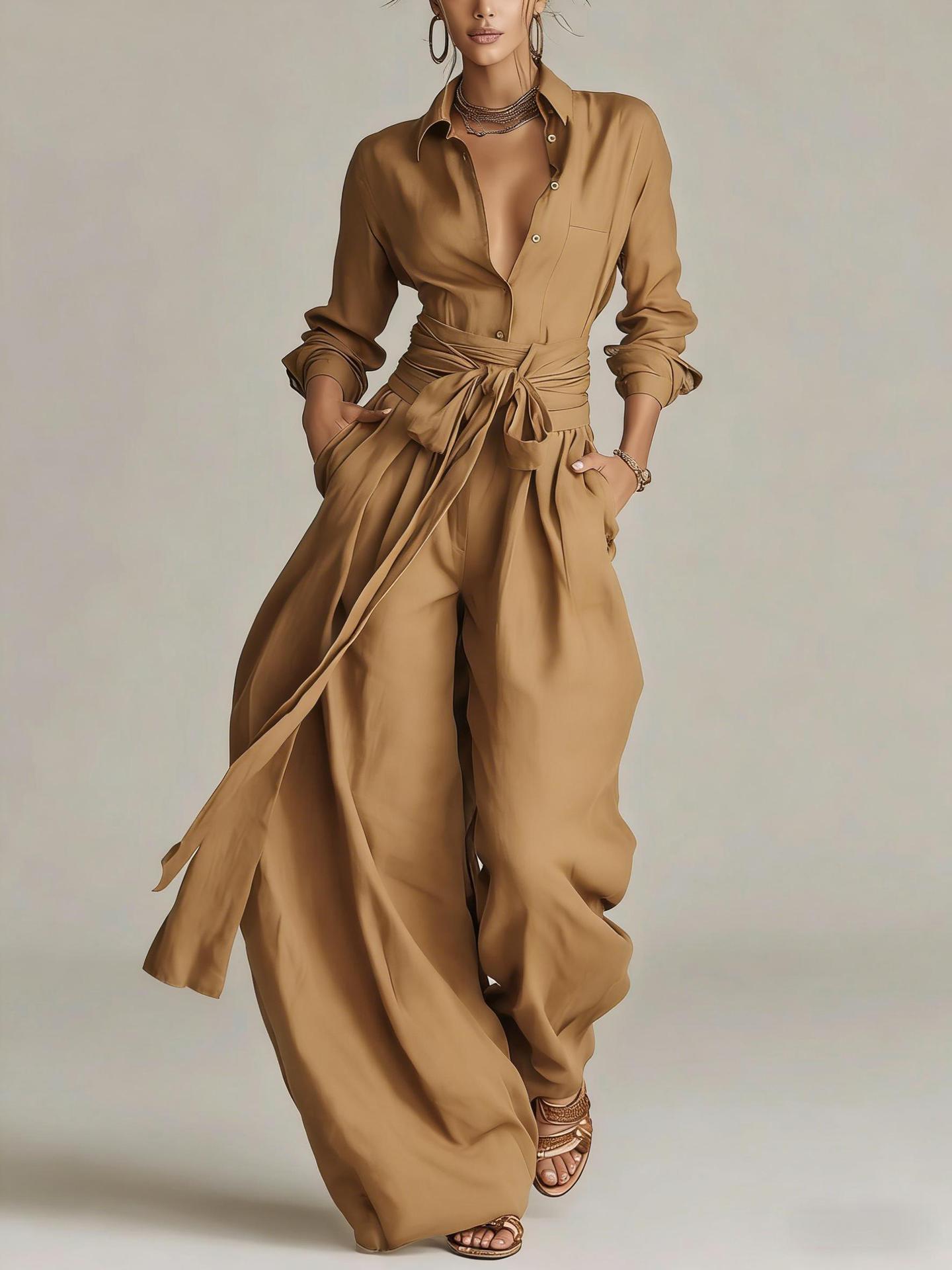 The Riviera Linen-Bblend Jumpsuit