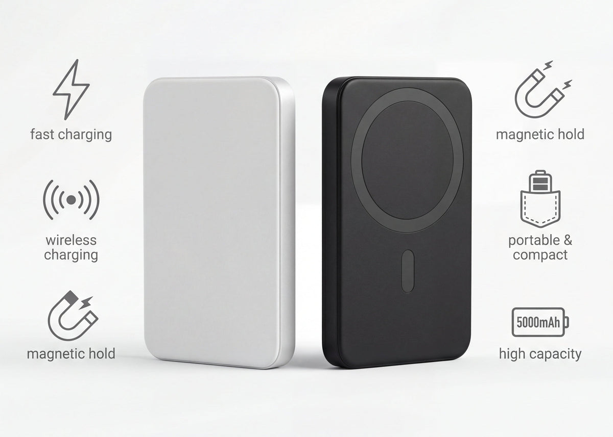 FOLDA Magnetic 5000Mah Magsafe Power Bank