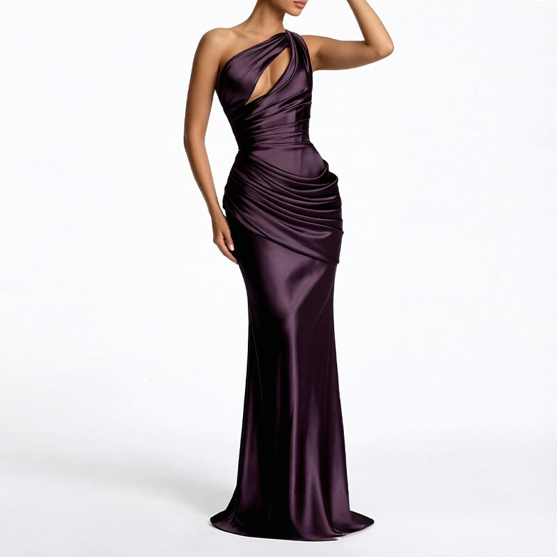 The Atelier Liquid Satin Gown