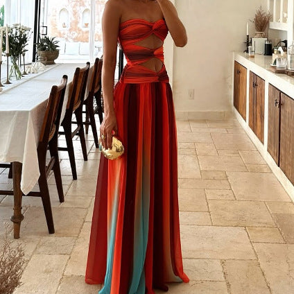The Horizon Pleated Maxi