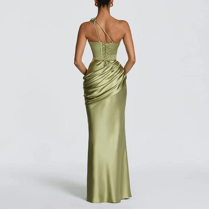 The Atelier Liquid Satin Gown