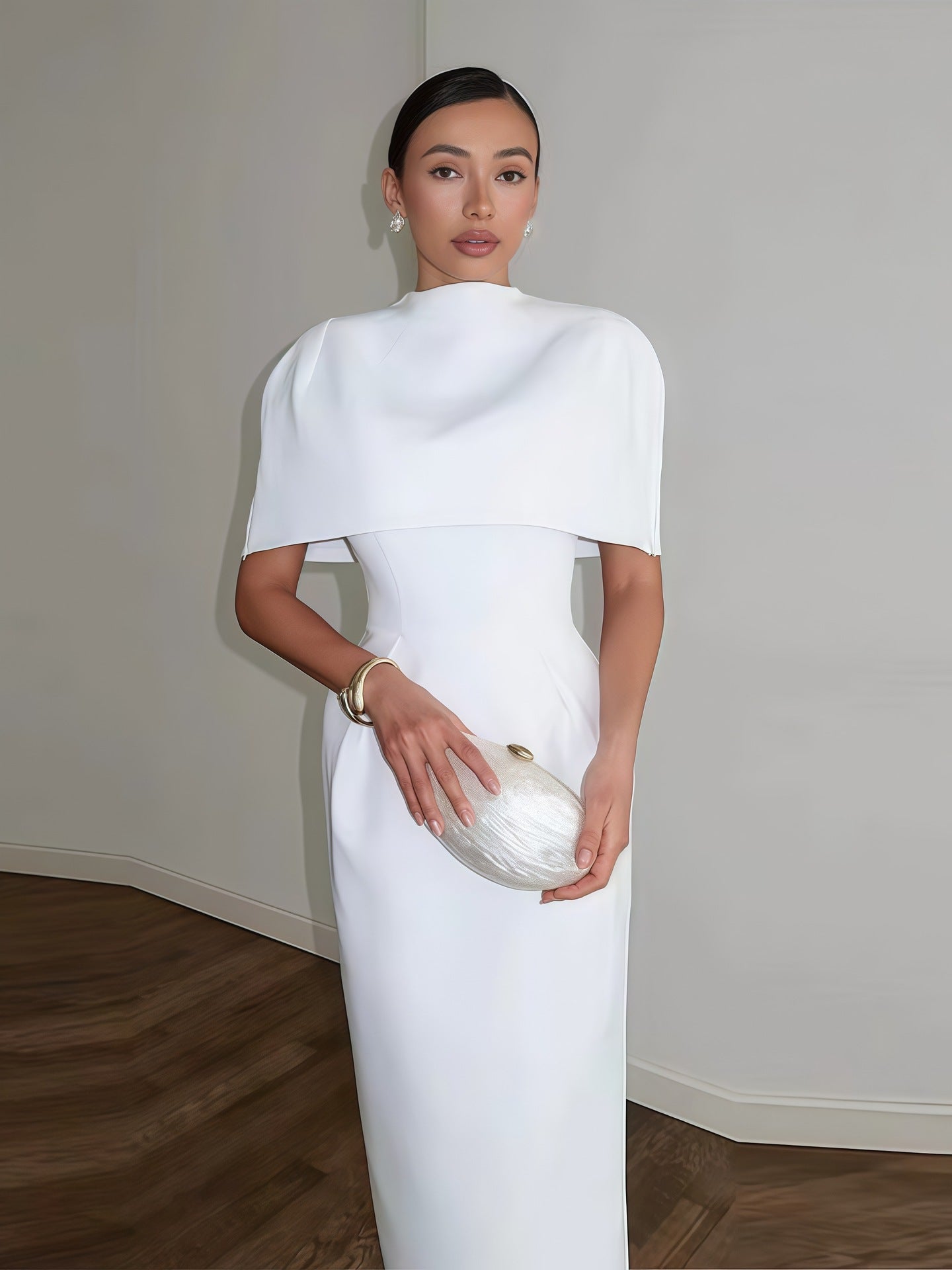 The Atelier Sculpted Column Gown