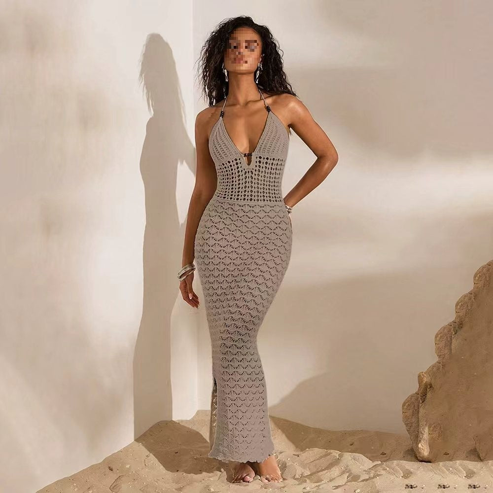 The Riviera Open-Knit Gown