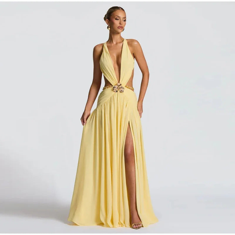 The Aurelia Halter Gown
